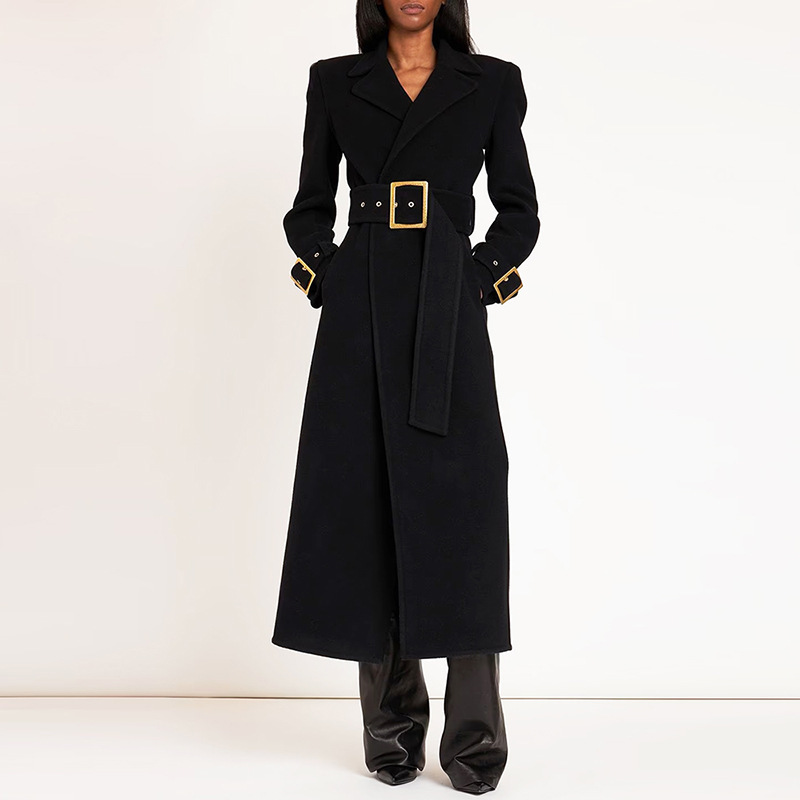 New Fallwinter Long Casual Wool Coat
