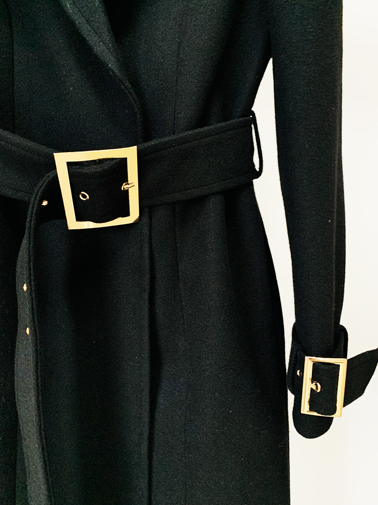 New Fallwinter Long Casual Wool Coat - Image 4