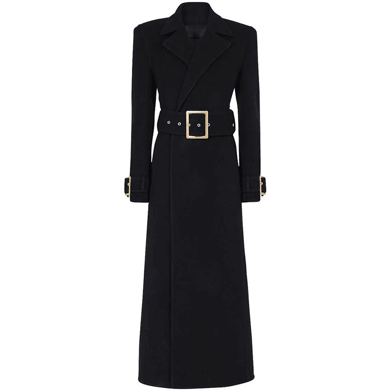 New Fallwinter Long Casual Wool Coat - Image 3